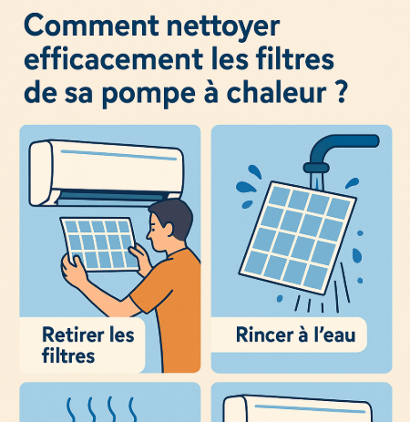 Comment nettoyer efficacement les filtres de sa pompe à chaleur ?