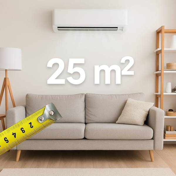 Quelle puissance de climatisation pour une petite surface de 25 m² ?